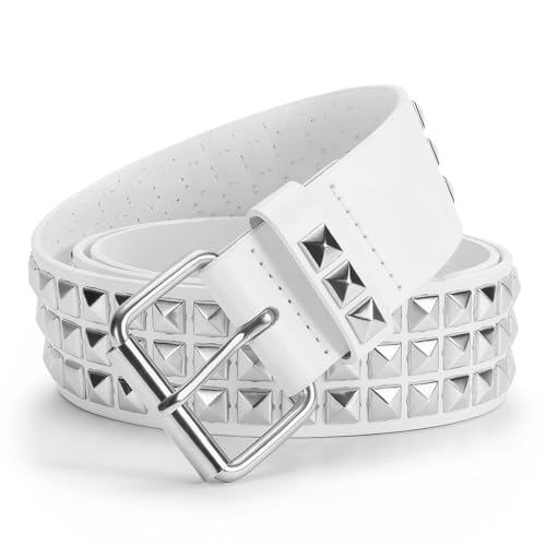 Image of Studded Belt for Women and Men Goth Metal Punk Belt Scene Style Cool Belts for Jeans