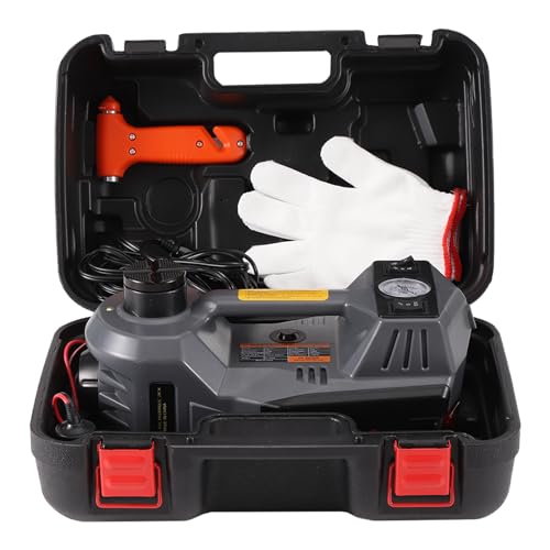 ROGTZ Hydraulic Car Jack Kit – 5 Ton Vehicle Car Lift with Integrated Air Pump 4 in 1 Vehicle Truck Trailer Floor Jack Stand Emergency First Aid Tire Repair Tool Kit