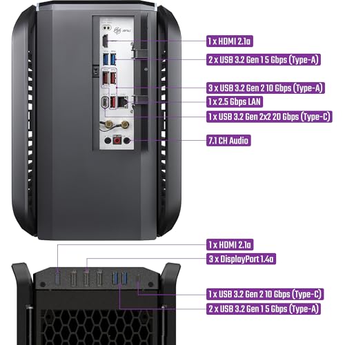 Cooler Master Cooling X PC-Desktop – Wassergekühltes PC – Gehäuse + AMD Ryzen 9 7950X3D CPU + NVIDIA GeForce RTX 4080 GPU Loop, 64 GB DDR5 DRAM, 4 TB PCIe 4.0 M.2, 80 PLUS Gold, Wi-Fi 6E – Win 11 Pro – Bild 7