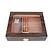 ADSE Humidor per sigari Scatola per sigari in Legno Fatta a Mano Humidor da Tavolo con igrometro e umidificatore, divisore in Cedro Contiene 20-25