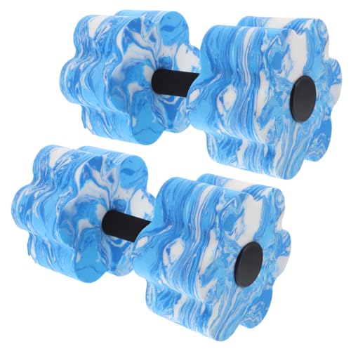 Mancuernas acuáticas para yoga y fitness color azul miniatura 1