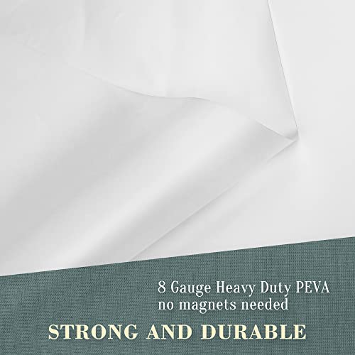 Abluen JYHPFR7174 No Hook Peva Shower Curtain Or Liner thumb #1