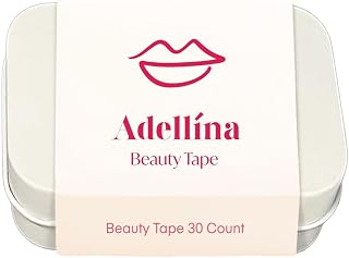 Beauty Tape for Sleeping: Lip Plumping Sleep Beauty Tape for Sculpted Jawline, Stronger Chin Profile, 30 Count