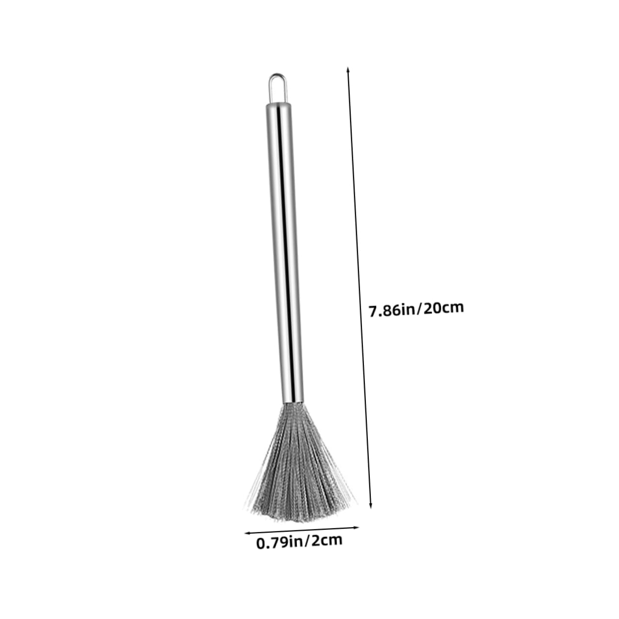 Toddmomy Cepillo De Limpieza De Ollas Inoxidable Mango para Fregar Sartenes Y Utensilios De Cocina Resistente La Oxidación Y Flexible para Esquinas Difíciles 3 Piezas X 5
