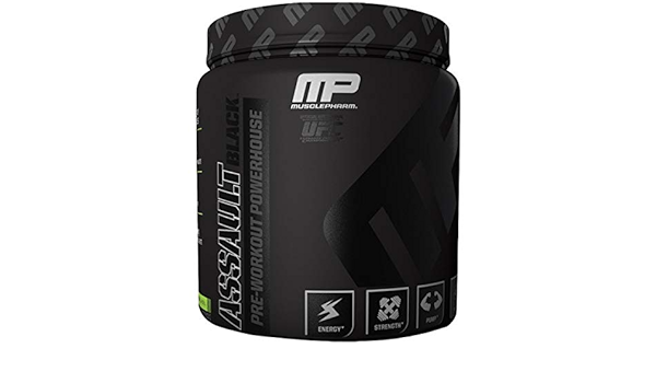 Muscle Pharm Assault Black Pre-Workout Powerhouse Dietary ...