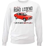 fiat 128 coupe wiki  Teesandengines Men\'s FIAT 128 Coupe 1300 Vintage White Sweatshirt Size Small