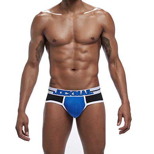 WW Mens Enhancing Underwear Padded Briefs pad Front + Back Magic Buttocks Double Removable Push Up Cup,M Black