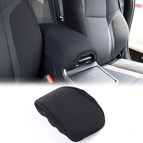 Hoolcar Center Console Armrest Pad Cover Soft Arm Rest Protector Interior Accessories for Dodge Charger 2015-2020 (Black) Cover