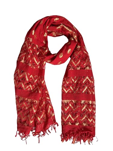 Image of Yash Gallery Women's Poly chiffon Floral Print Dupatta for Women's and Girls