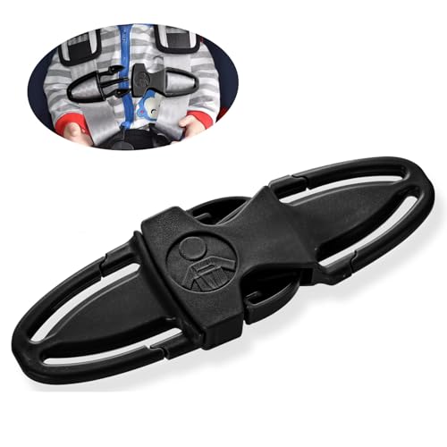 Chest Clip Guard for Car Seat, Black, 6.89 x 3.98 in, 1 Pack
