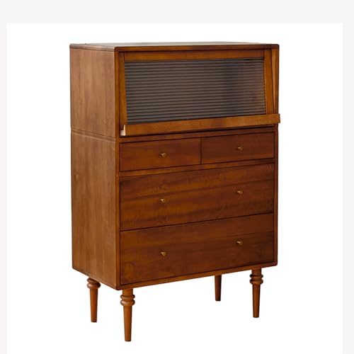 DTACBNEUZ Cómodas Gabinete de 5 cajones, cajonera de Madera, gabinete de Almacenamiento de tocador Moderno for Dormitorio, Armario, Sala de Estar, Entrada Organizador de Almacenamiento