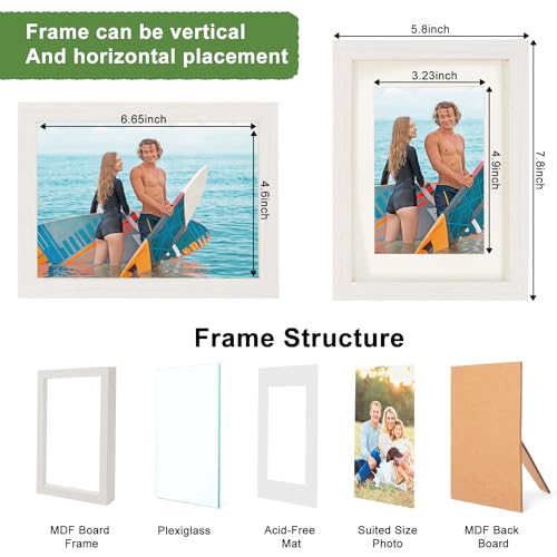 WenYa 5x7 White Photo Frames - Image 2