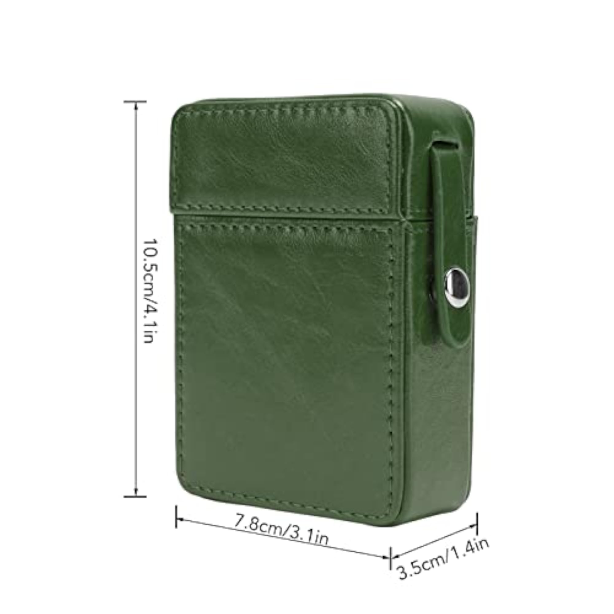 Stylish PU Leather Cigarette Case for Men