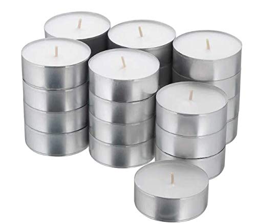 IKEA BOUTIQUE STORE GLIMMA Unscented Candle in Metal Cup (Pack of 24 Pieces) (B07K586X5P) Amazon Price History, Amazon Price Tracker