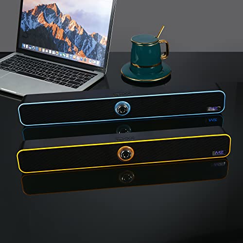 Image of MZ M31 Portable Home TV Soundbar Dynamic Thunder Sound 2400mAh Battery 16 W Bluetooth Soundbar with USB Playback, AUX in, TF Card Reader, USB C Charging
