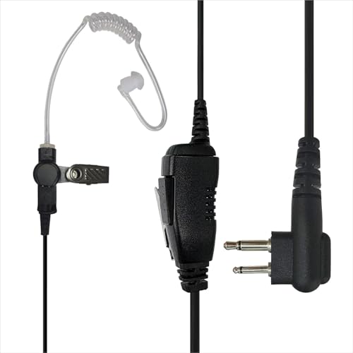 Oreillette de surveillance 2 broches avec micro PTT pour Motorola CP200D R2 CLS1110