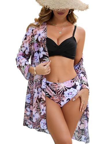 CheChury Costume Da Bagno 2 Pezzi Tankini Push Up Donna Tankini Set Taglie Forti Bagno Costumi Mare Bikini Stampa Costumi Da Bagno Con Slip Vita Bassa Costume Piscina Curvy Beachwear Sportivo Swimwear 119073514