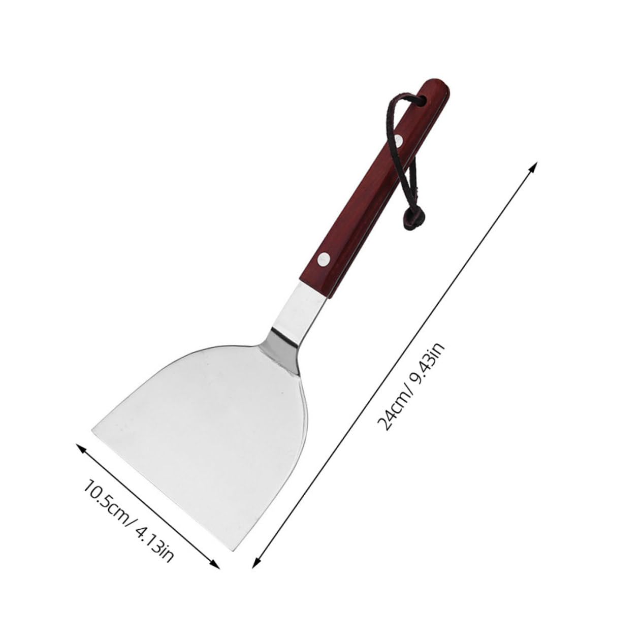 Unomor Heavy Duty Stainless Steel Pizza Server Kitchen Peel Pancake Transfer Tool for Easy Cooking Baking Needs