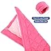 uxcell 2Pcs Refrigerator Door Handle Covers, Polyester Fiber Kitchen Appliance Decor Handles Protectors for Fridge, Dishwasher, Oven, Keep Clean from Food Dirt, Oil Dirt (Rose Red)