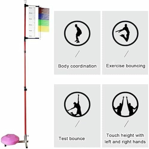 Dispositivo de entrenamiento de salto vertical para corregir y medir la técnica 3