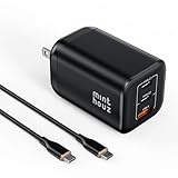 Minthouz USB-C-Ladegerät mit Charging Cable, PD 100W, 3-Port-GaN-Mehrfachnetzteil, Fast Charger kompatibel mit iPhone 17/17 Air/17 Pro/17 Pro Max/17 SE, 16/15/14/Serie, Galaxy, iPad