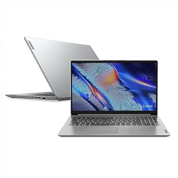 Notebook Lenovo IdeaPad 1i i3-1215U 4GB 256GB SSD Linux 15.6" 82VYS00600 Cloud Grey