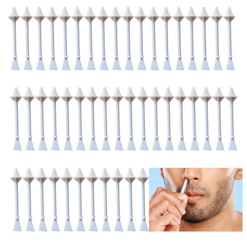 100 Stück Nasenhaar Wachs,Nasenwachs Stäbchen Applikatoren Nasenloch Reinigung Entfernen,Erhältlich Für Männer Und Frauen