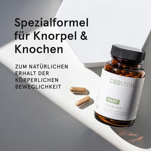 Gelenke Aktiv Kapseln | Apothekenqualität | Mit ApresFlex-Weihrauch, MSM und Teufelskralle-Extrakt | 100% vegan | Zum Erhalt der Beweglichkeit