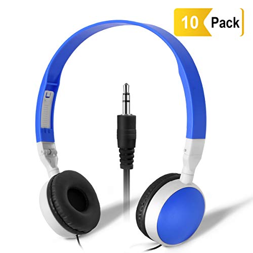Wholesale Bulk Headphones Classroom Earbuds - Keewonda (KW-X10) 10 Pack Kids Headphones in