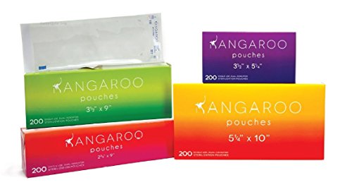 3D Dental SP2X9 Kangaroo Self-Seal Sterilization Pouches,
