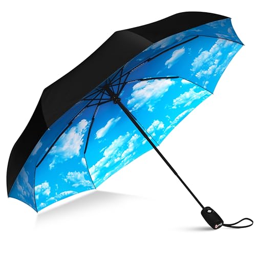 Repel Umbrella - Regenschirm - Taschenschirm - &Ouml;ffnen und Schlie&szlig;en automatisch - Klein, kompakt, leicht, stark, winddicht und sturmfest - f&uuml;r Herren und Damen