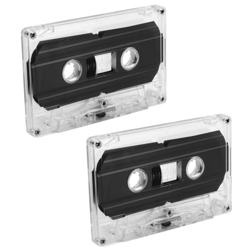 2 Cassettes Audio Vierges Transparentes 30 Min
