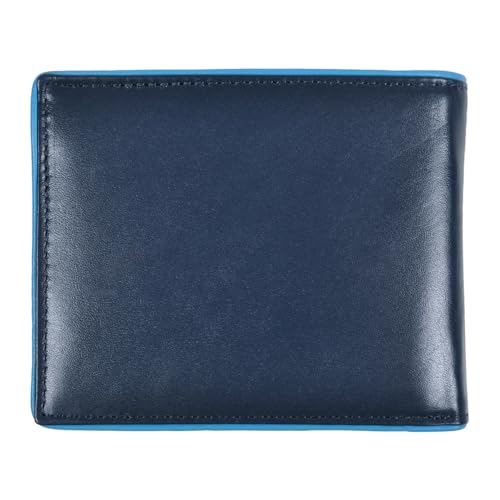 Wallet 100% Leather 123223, Blue, Standard, Contemporary, Blue, std, Contemporary2