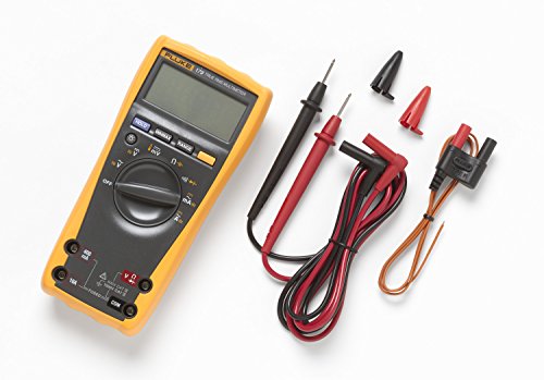 Fluke 179 Multimeter With Backlight, Includes Built-In Thermometer To Measure Temperature, Measures True-Rms Ac Current And Voltage, Frequency, Capacitance, Resistance, Continuity And Diode #TOP4