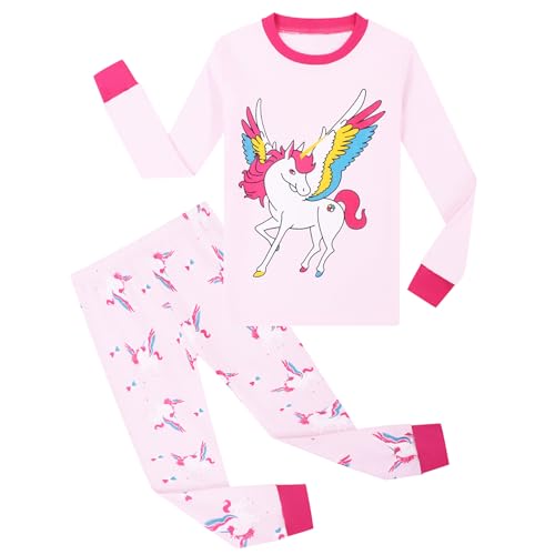 Pigiama Bambina 2 Pezzi Giraffa - Set Notte Maniche Lunghe 100% Cotone - Foto 7