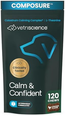 VetriScience Calm & Confident Chews, Composure Clinically Tested ...
