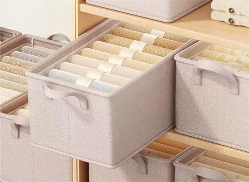 Panier pliable en tissu pour ranger le dressing de la chambre - 4