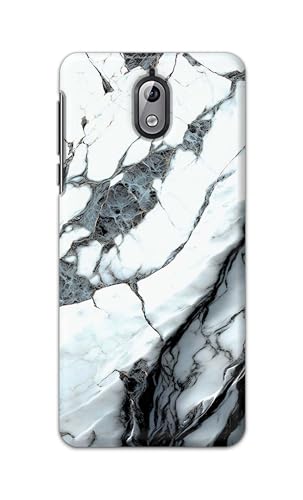 Image of Printed Hard Back Cover for Nokia 3.1 Back Cover (Marble Design -K1) -190724(DP)