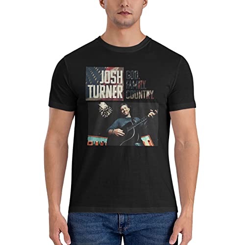 Josh Turner Shirts Men Casual Sports Shirt Boys Fashion Printed Shirt Crew Neck Shirts