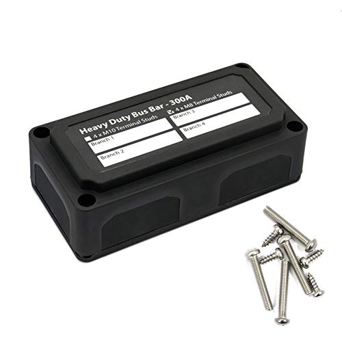 YJYGR Heavy-Duty Module Design Bus-Bar Box Terminal Board 300A with 4 Terminal Studs