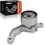 A-Premium Belt Tensioner Assembly with Pulley Compatible with Chrysler Sebring Voyager & Dodge Caravan Neon & Jeep Liberty Wrangler & Plymouth Breeze, Replace# 19163986, 4781570AB
