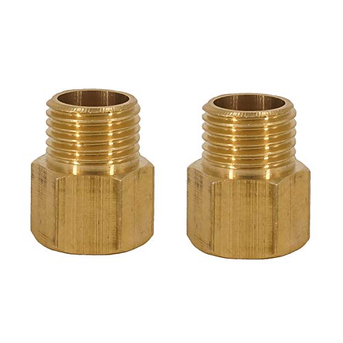 Brass Pipe Fitting, NPT Thread Adapter, Hex Bushing Converter, 3/8