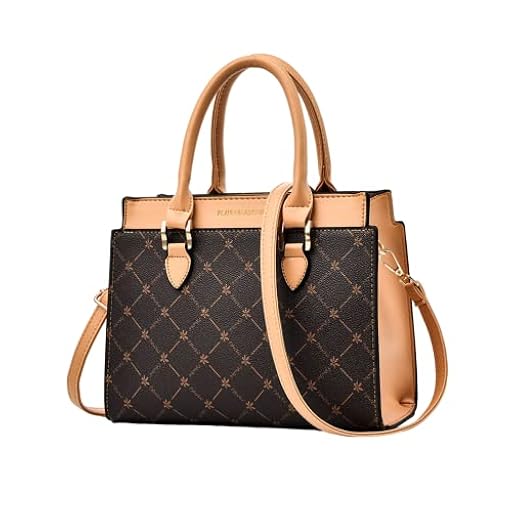 NICOLE & DORIS Bolsos de Mujer Moda Bolso Señora Bandolera PU Cuero Bolsos de Hombro Casual Bolsos de Mano Multicolor Bolso Tote Mediano Bolsos Cruzados Albaricoque | Ya disponible en tu tienda friki favorita! En mundofriki.es!