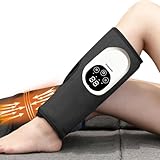 ANNTEIYOI 2025新登場 ふくらはぎリラックス (2個) コード 4段階強度 4種類モード 3段階温度 ヒーター機能 タイマー 急停止保護 エアー式フットケア 3000mAh大容量充電式・80分連続稼働 男女兼用 母の日 父の日 プレゼント 日本語説明書 (黒色)