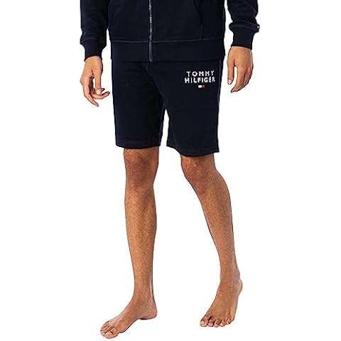 Tommy Hilfiger Men's Blue Shorts with Drawstring Cover