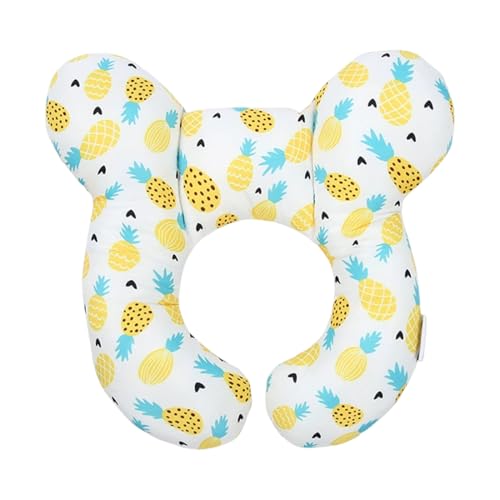Almohada de viaje para niños, almohada de apoyo, almohada de viaje para bebés, almohada cervical en forma de U, cojines para dormir para viajes, avión, tren y oficina (A)