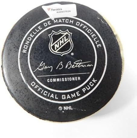 2019 Arizona Coyotes vs. Florida Panthers Game Used Puck 2-26-2019 AA0037524 - NHL Unsigned Game Used Pucks