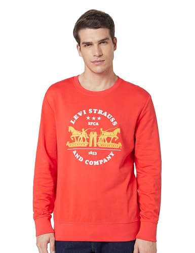 Image of Levi's Men's Cotton Blend Crew Neck Sweatshirt