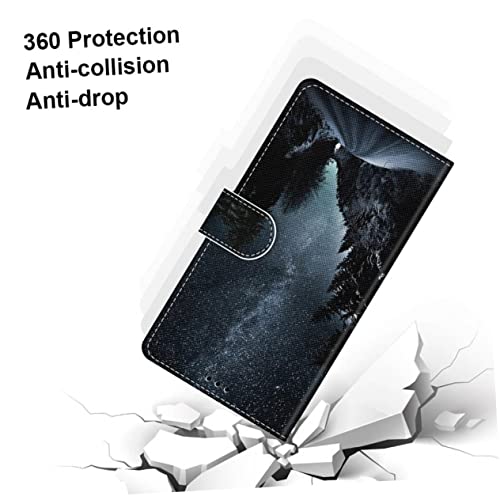 Housse de téléphone PU et PC Uonlytech anti-rayures avec support de visionnage - 2