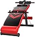 XCTLZG Attrezzatura per Il Fitness Tavola per supina Multifunzione Attrezzatura per Il Fitness Pieghevole Materiale Ambientale Attrezzatura per Il Fitness Sit up Regolabili Tavola per Lo Sport (col